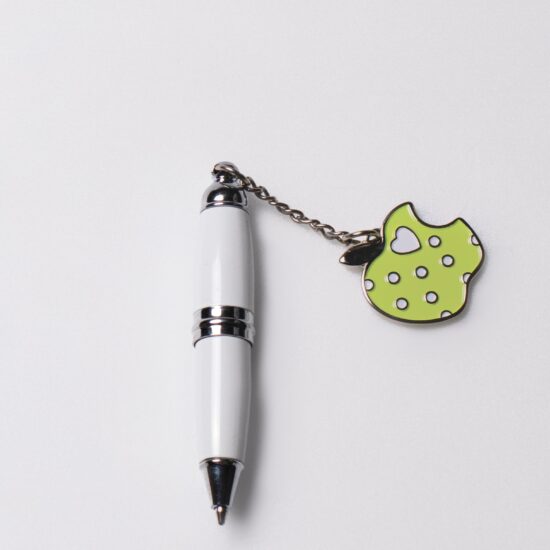 Margot Mini penna bianco mela verde